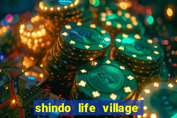 shindo life village blaze private server codes